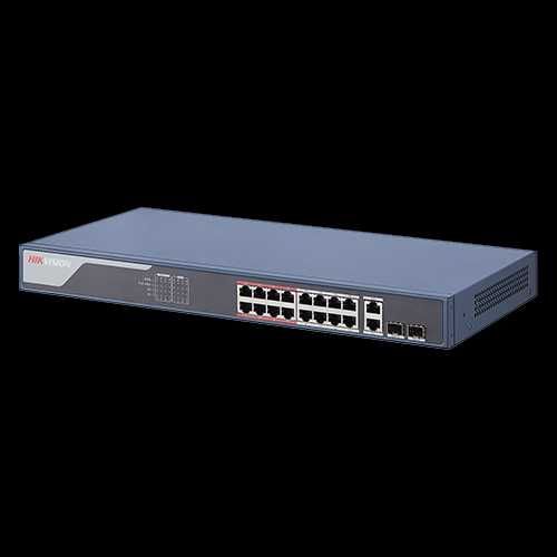 Switch cu 16 porturi Gigabit Hikvision