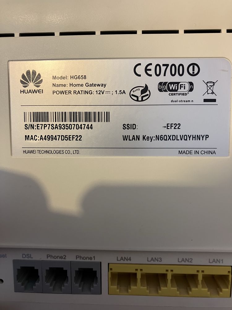 Huawei HG658 Orange