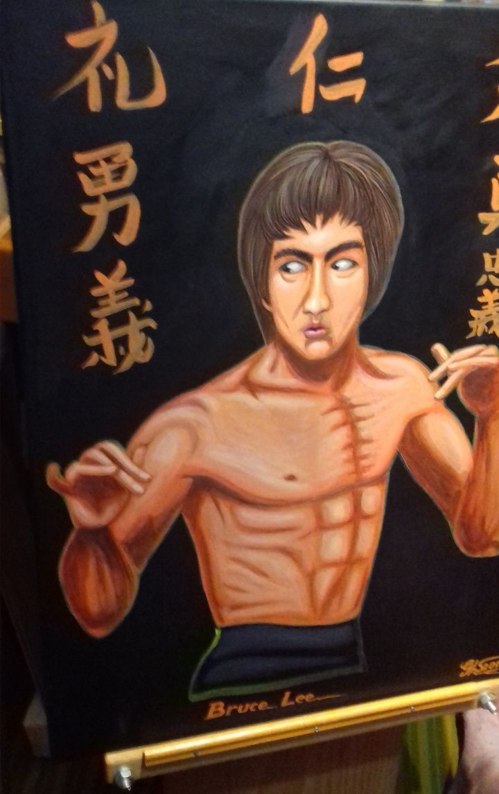 Bruce Lee 70cm/50 cm tablou pictura pe panza