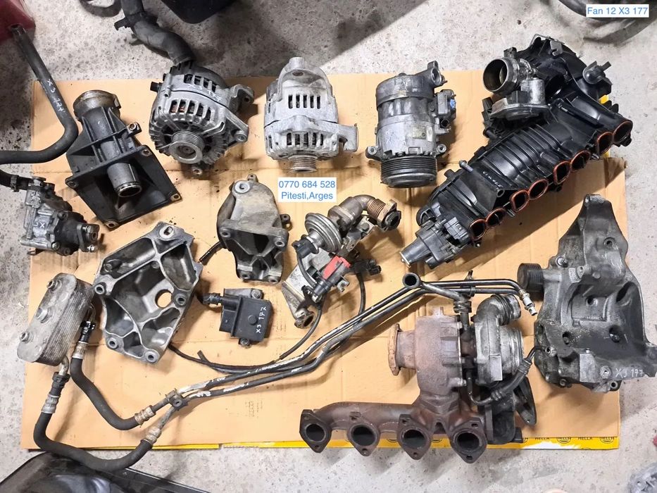 Turbina Galerie admisie Compresor Alternator  Racitor gaze EGR supapa Termoflot Pompa servo Instalatie electrica Bmw  X3 E83 X3 E83 Lci
