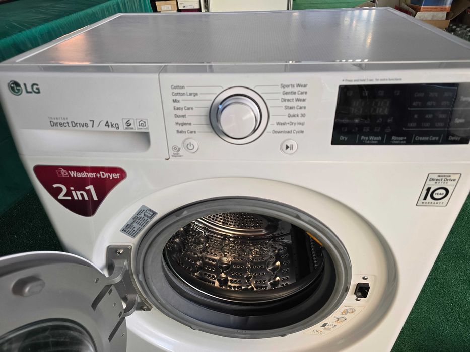 Пералня със сушилня LG F2J6HM0W–7кг/4кг, Inverter Direct Drive, Slim