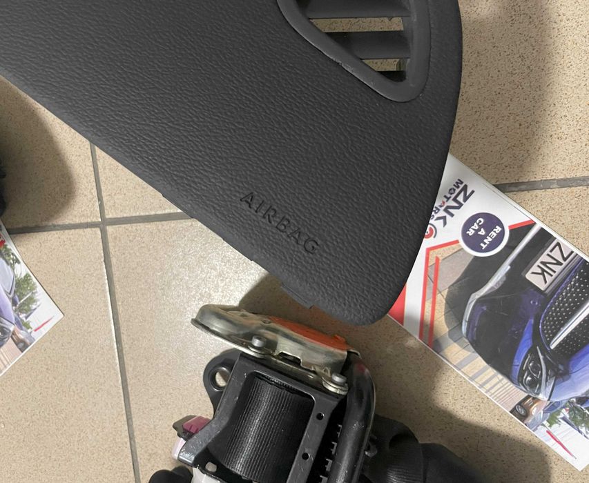 VW Polo 5 V 6R - kit airbag volan - pasager - set centuri de siguranta