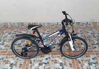 Bicicletă copii Trek MT60 20’ MTB, 6 viteze, ALUMINIU – albastru