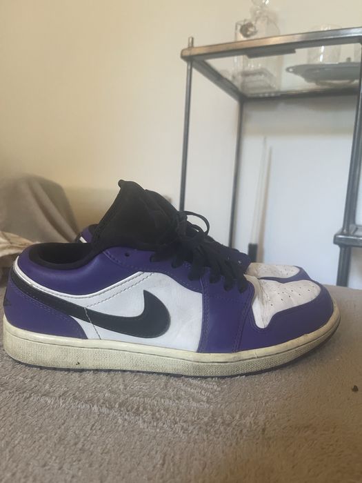 Air Jordan 1 Low Court Purple White
