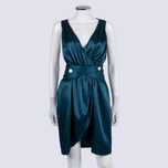 Rochie satin petrecuta S