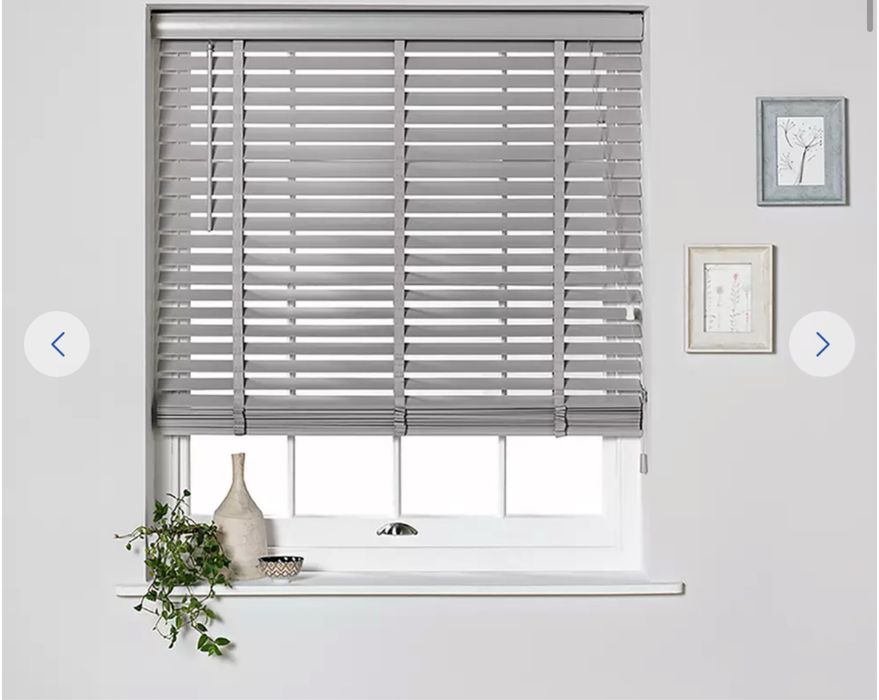 Jaluzea venetiana din lemn Gri Habitat 180 x160 cm