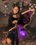 Costum Liliac cu Luminițe Halloween