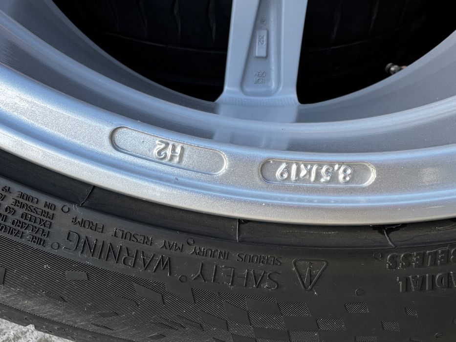 Jante R19 5x112 cu cauciucuri noi