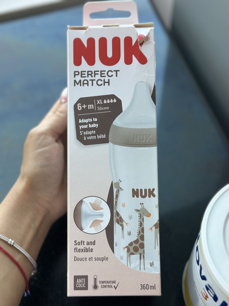 Ново шише nuk anticolic и АМ novalac 3