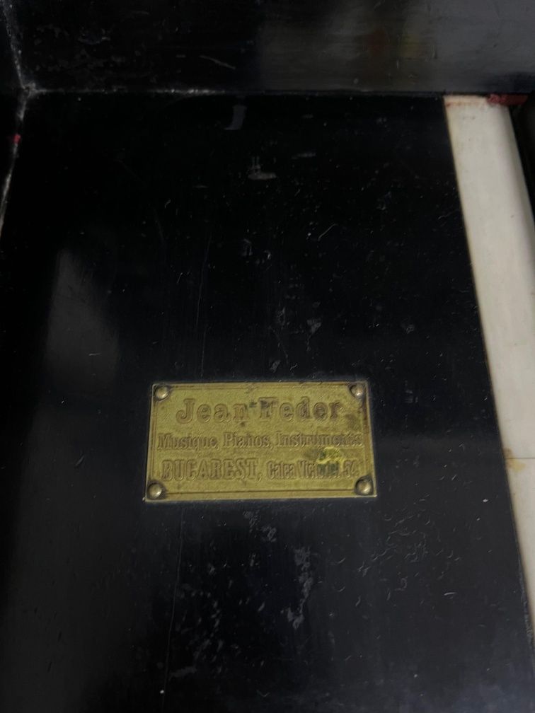 Pianină de colecție G. Klingmann & Co. Berlin – stil antic