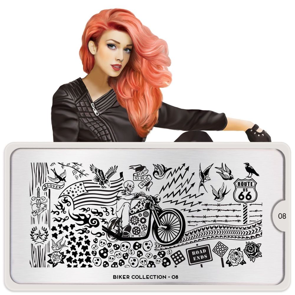 комплект шаблони за маникюр Moyou London Born Pretty