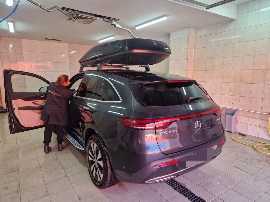 Mercedes-Benz roofbox XL, 590 litres + Bare suport de bază