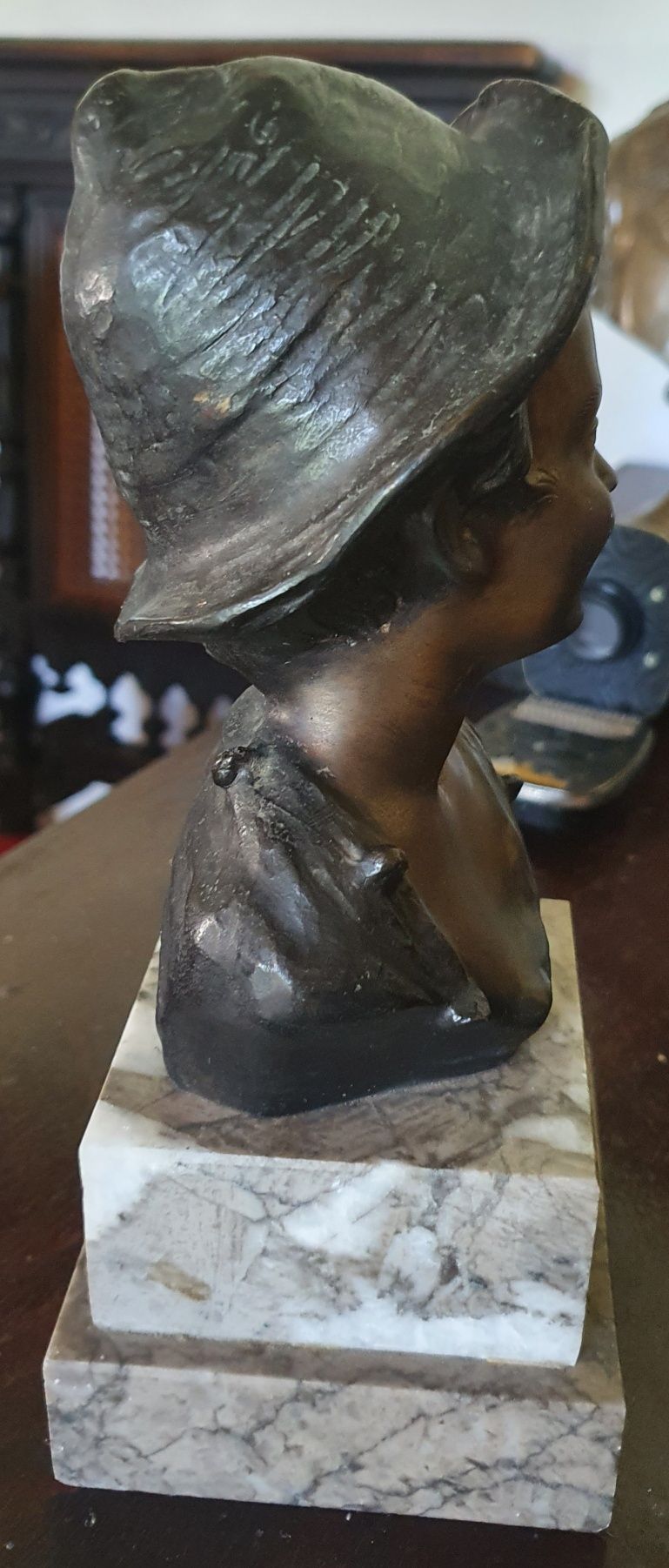 Statuetă  Bronz *** vintage / antic / vechi / retro ***