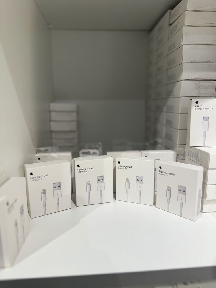 Cablu Original Apple Usb - Lightning 1 M 2 M pentru iPhone