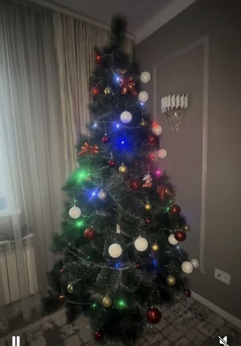 Елка 2.6 м с игрушками