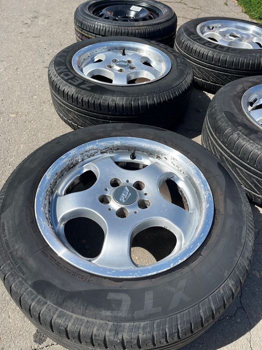 Джанти 5x100 15 VAG с гуми и резервна гума