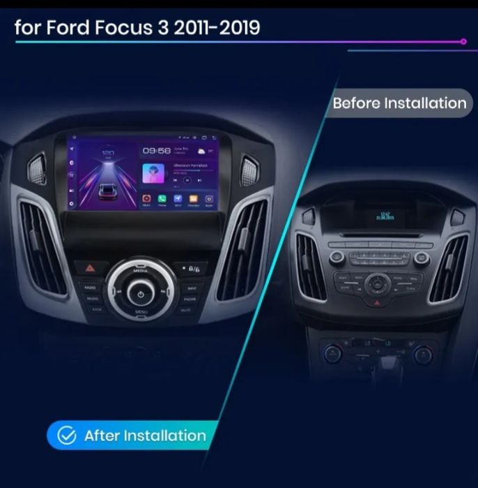 Navigatie andoid dedicat pentru Ford Focus MK3 an 2011-2019 4GB-RAM+64