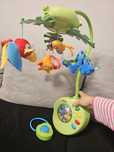 Музикална въртележка за кошара 2в1 Fisher Price