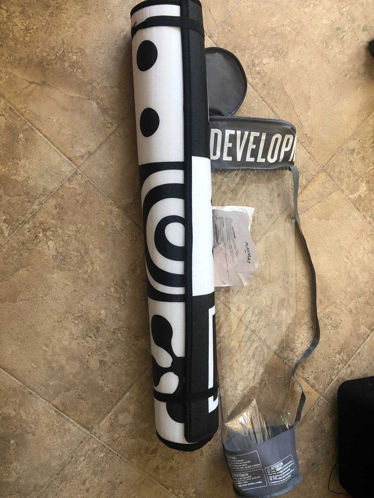 Двустранна подложка за игра developMAT, ферма/геометрични фигури
