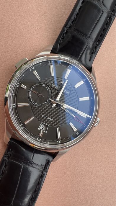 Zenith Elite dual time GMT