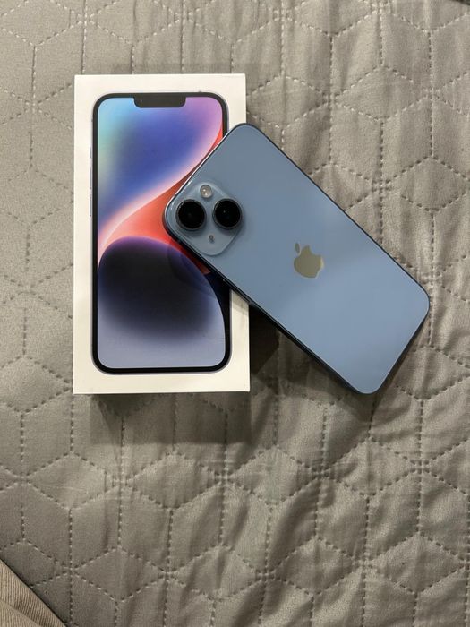 Iphone 14 albastru 128 gb fara defecte