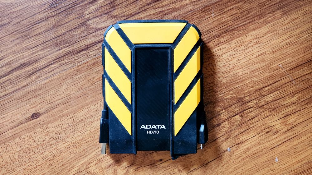 HDD extern portabil ADATA Durable HD710 1TB, 2.5", HD710 Galben