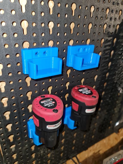 PARKSIDE  12V 2Ah suport de banc confectionat la imprimanta 3D pentru