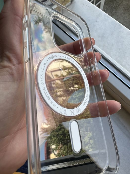 Husa Apple Clear Case with Magsafe Iphone 15 pro