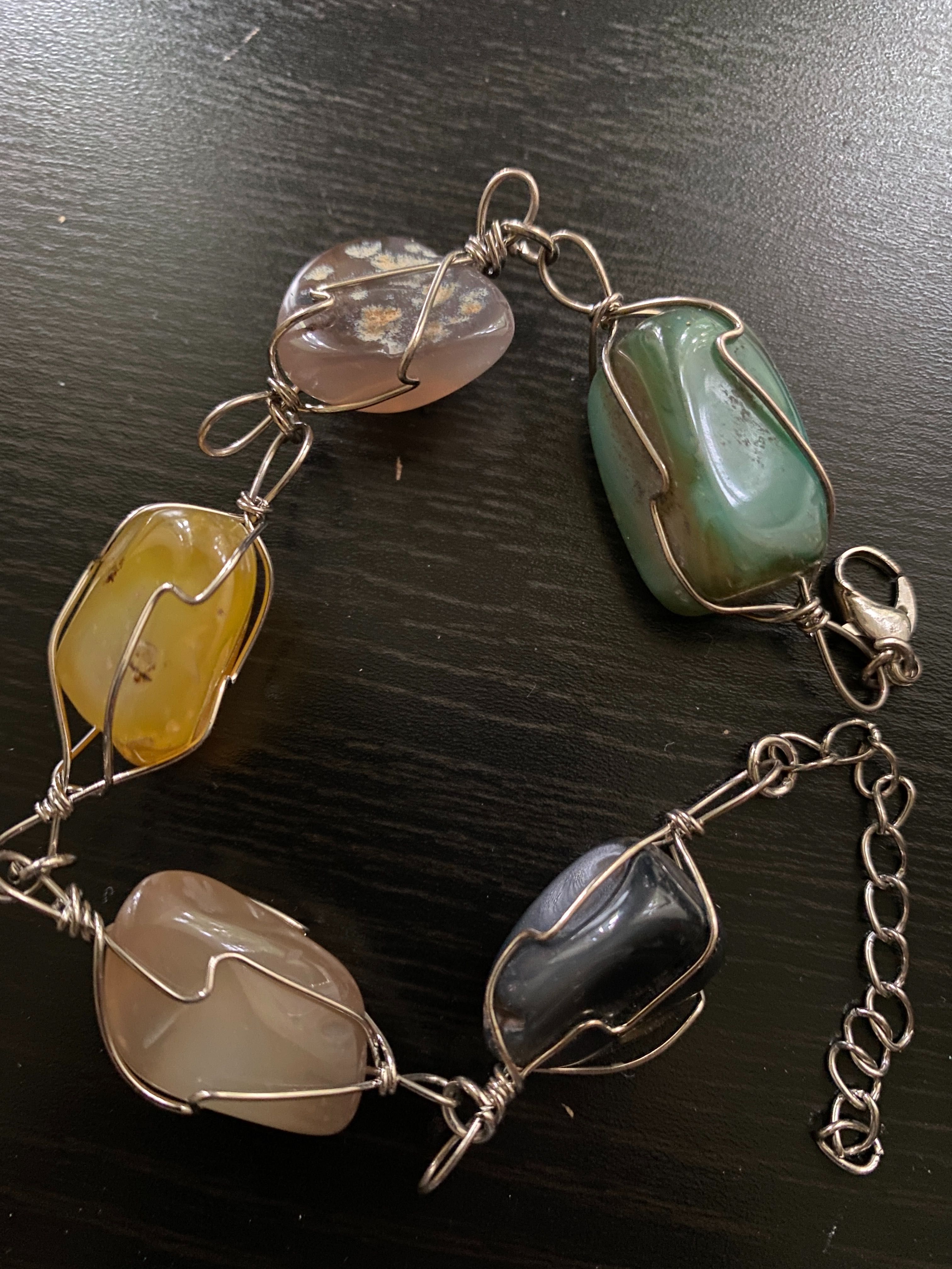 Set bijuterii elegante pietre semipretioase