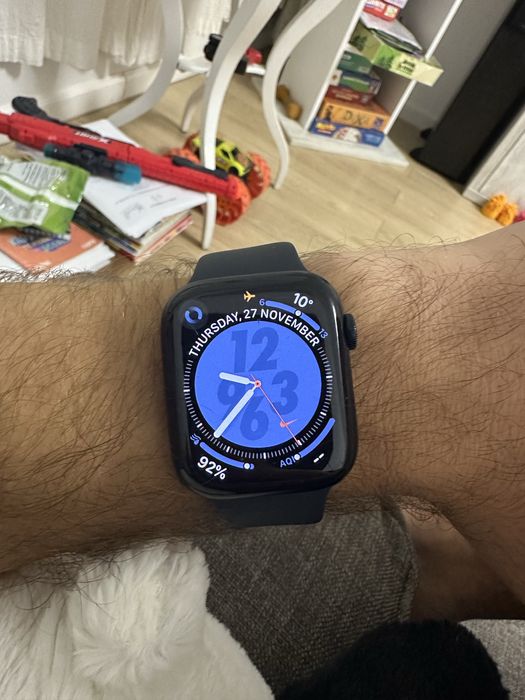 Apple watch 9 gps + celular ca nou, baterie 100%