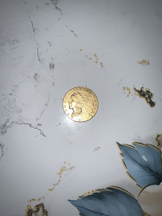 Moneda de aur 5$ an 1911