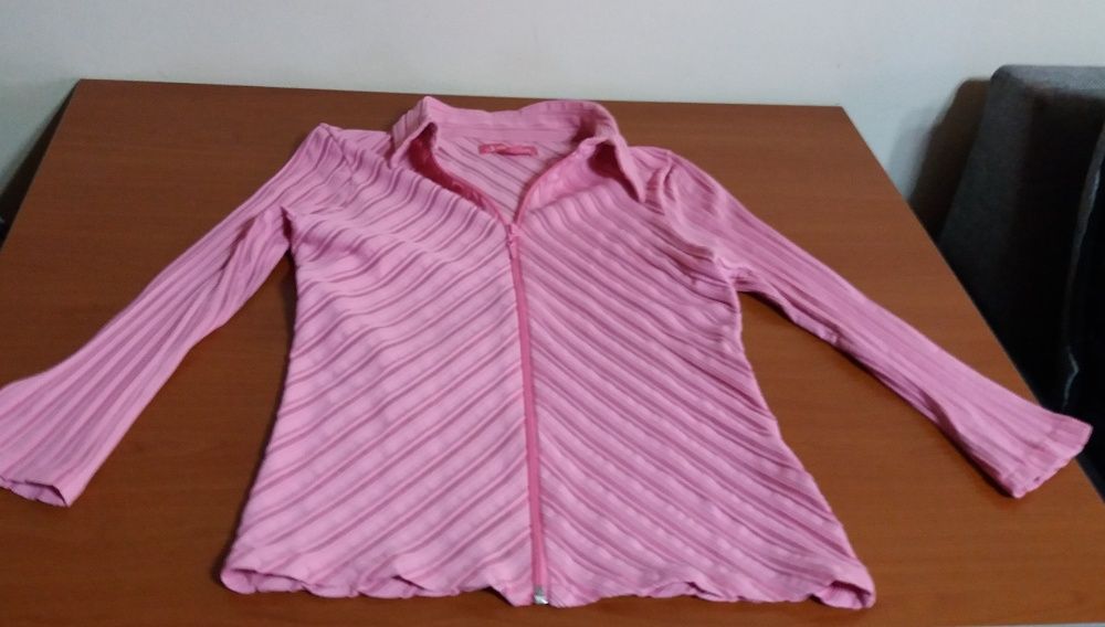 bluză damă tip cămaşă cu fermoar , mărimea 38-40