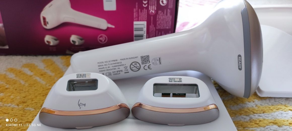 Epilator IPL Philips Lumea Advanced, Senzor piele fata, corp, inghinal