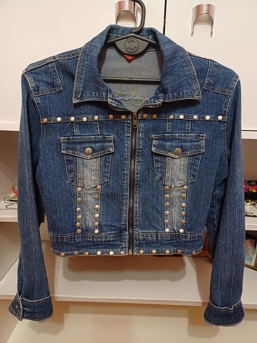 Дънково яке, много ефектно