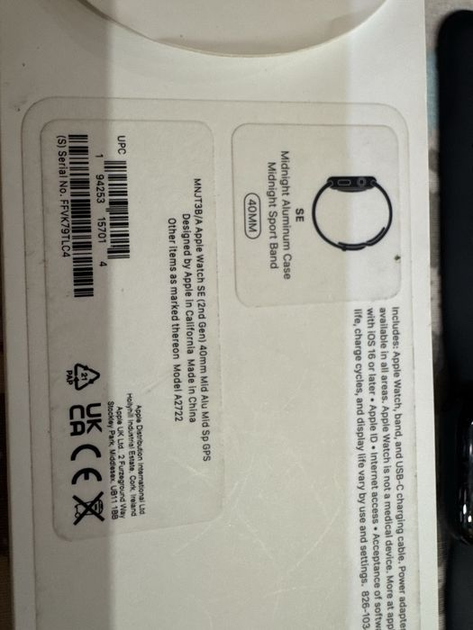 Аple watch SE 2 ЧАСТИ