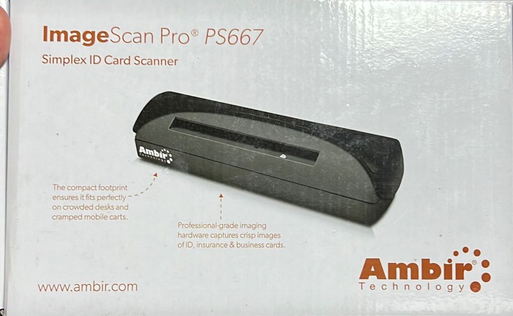 Mini Scanner Ambir imagescan pro 667