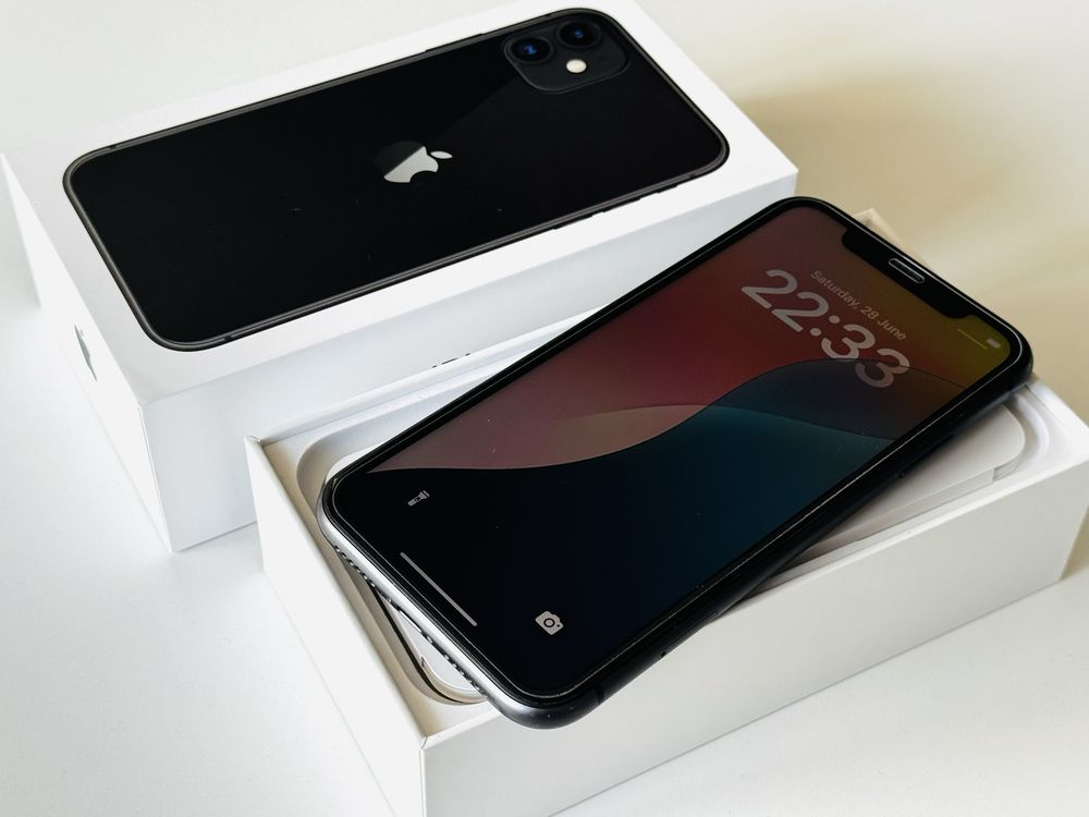 Iphone 11 128GB Black Като нов! 100% батерия! Гаранция