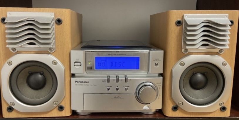 CD/Mini-Sistem audio cu boxe originale, Panasonic SA-PM03, impecabile