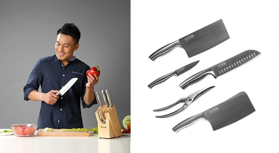 Набор Стальных Ножей Xiaomi HuoHou Stainless Steel Knife set