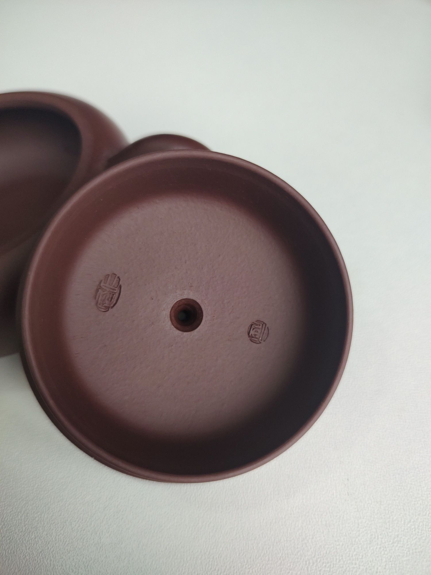 Ceainic lut autentic chinezesc Yixing Zini "Mooncake"