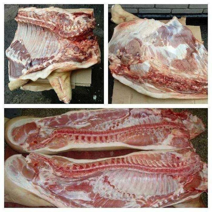 Свежее мясо свинина домашнее
