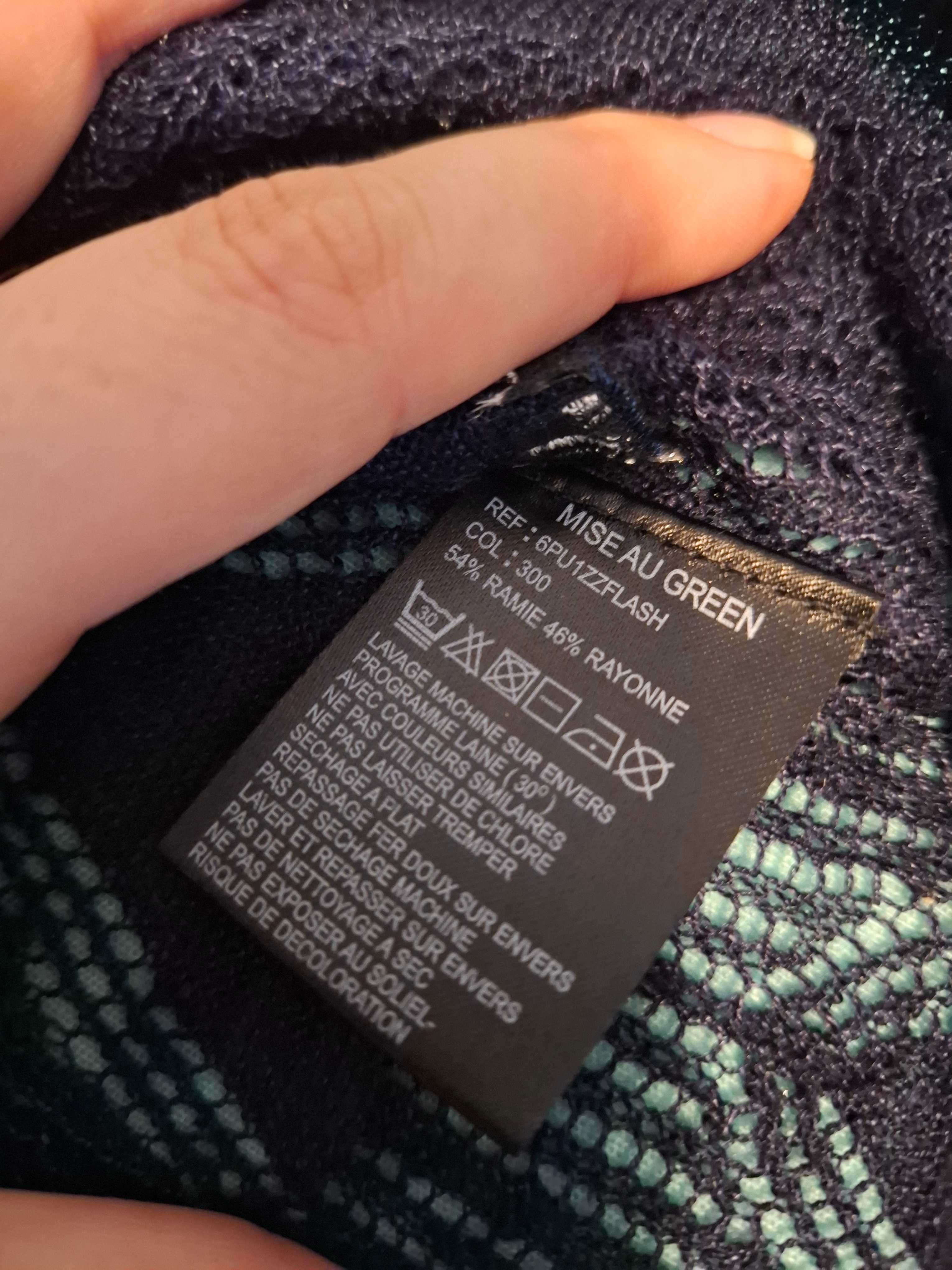 Bluza Mise au green vascoza si ramie noua cu eticheta