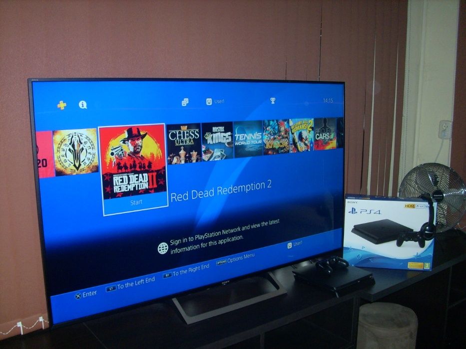 PS4 с много игри FIFA25,24, GTA V , MK, God of War , NFS с Гаранция