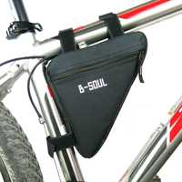 Триъгълна чантичка за велосипед водоустойчива чанта за колело за рамка
