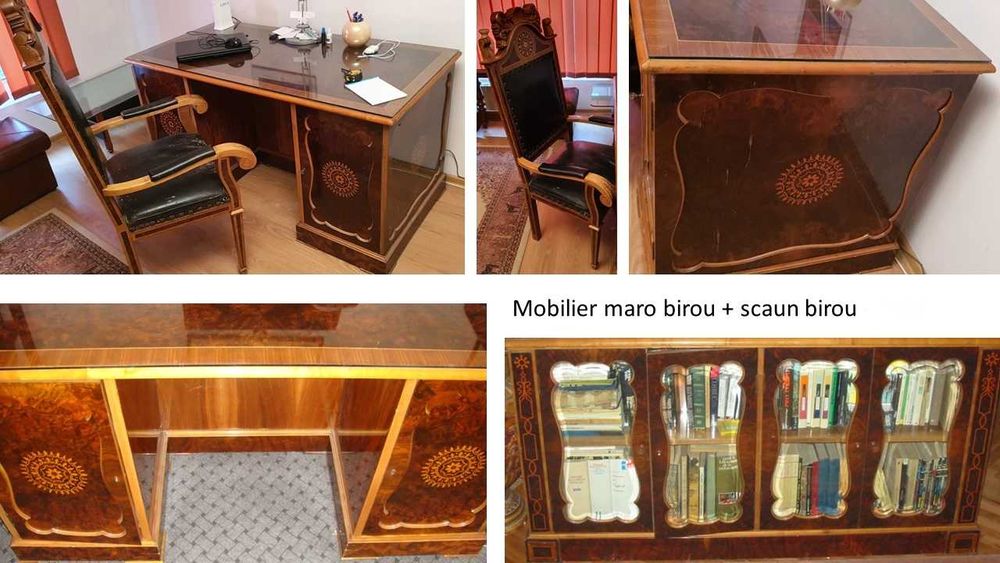 Mobilier de colectie - set sau separate - maro + negru