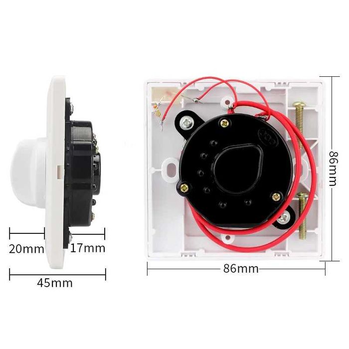 INTRERUPATOR cu temporizator TIMER temporizare lumina ventilator baie