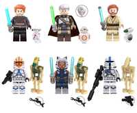 Set 12 Minifigurine tip Lego Star Wars cu Ahshoka si Obi-Wan