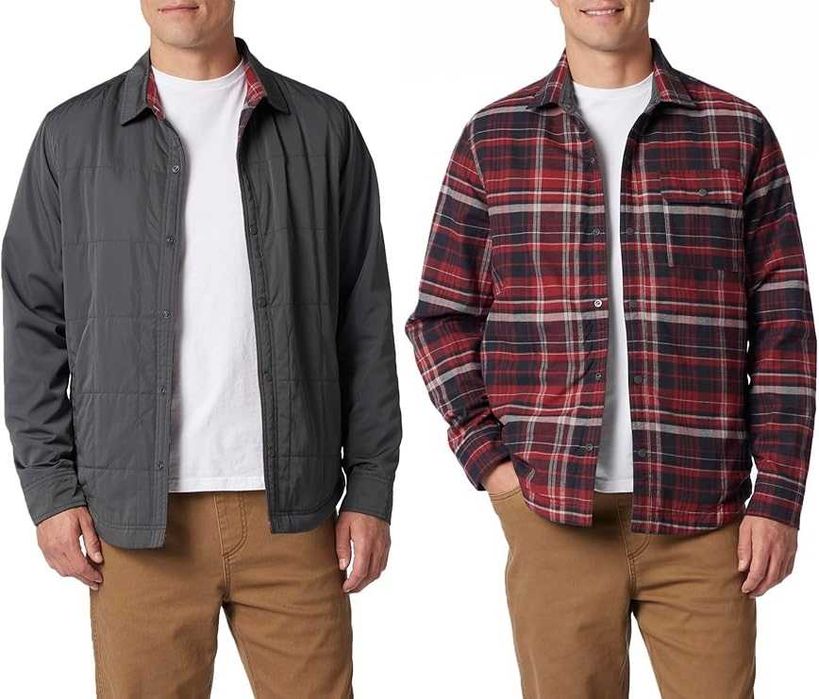 из США. Новая двухсторонняя куртка рубашка. Размер M