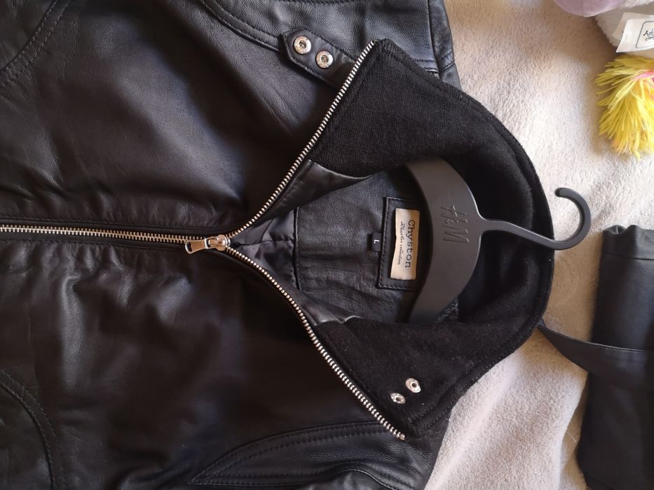 Спортно яке естествена кожа