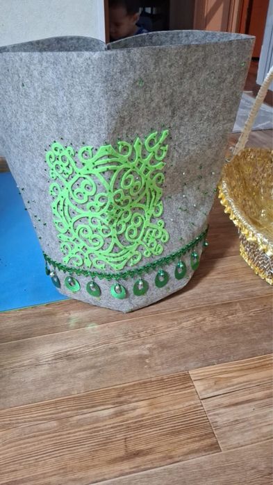 Қоржын корзинка қолөнер орнамент